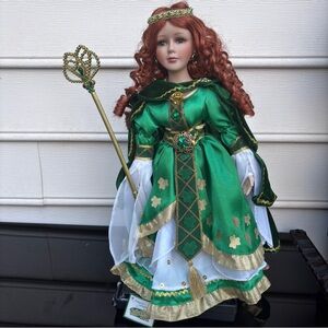 Heritage Signature Collection Porcelain Doll "Shannon" IRISH DOLL